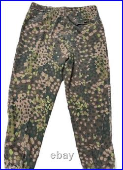 WWII GERMAN WAFFEN DOT 44 CAMO FIELD TROUSERS (adjustable) REPRO