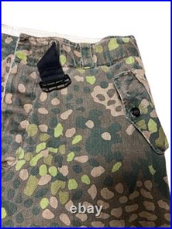 WWII GERMAN WAFFEN DOT 44 CAMO FIELD TROUSERS (adjustable) REPRO