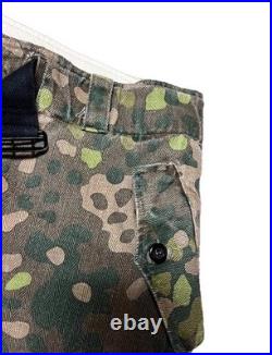 WWII GERMAN WAFFEN DOT 44 CAMO FIELD TROUSERS (adjustable) REPRO