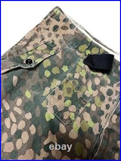 WWII GERMAN WAFFEN DOT 44 CAMO FIELD TROUSERS (adjustable) REPRO WWII GERMAN WAFFEN DOT 44 CAMO FIELD TROUSERS (adjustable) REPRO