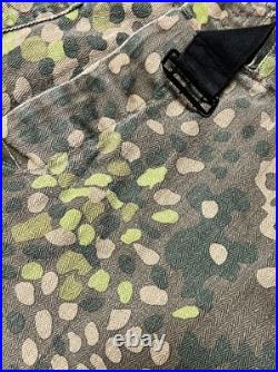 WWII GERMAN WAFFEN DOT 44 CAMO FIELD TROUSERS (adjustable) REPRO