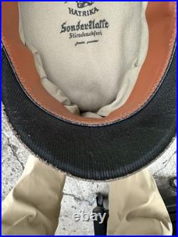 WWII GERMAN WAFFEN LEATHER VISOR Crusher Wool Cap Hat Uniform Ww2 Janke Ww2