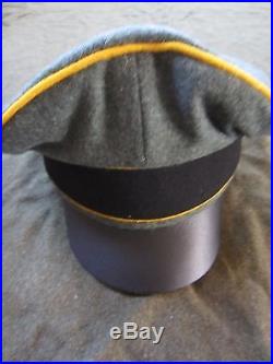 WWII GERMAN WAFFEN PANZER RECON ENLISTED/NCO CRUSHER CAP-SIZE MEDIUM