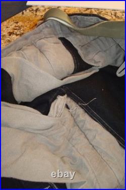 WWII GERMAN WAFFEN PANZER TANKER BLACK WOOL TROUSERS size 32