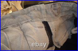WWII GERMAN WAFFEN PANZER TANKER BLACK WOOL TROUSERS size 32