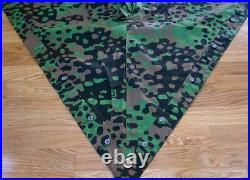 WWII GERMAN WAFFEN PLANE TREE No. 3 CAMO SHLETER HALF ZELT ZELTBAHN