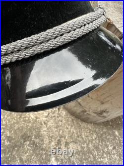 WWII GERMAN WAFFEN Visor Cap Hat Uniform Ww2 Janke EREL Berlin Exc WWII GERMAN WAFFEN Visor Cap Hat Uniform Ww2 Janke EREL Berlin Exc