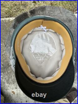 WWII GERMAN WAFFEN Visor Cap Hat Uniform Ww2 Janke EREL Berlin Exc WWII GERMAN WAFFEN Visor Cap Hat Uniform Ww2 Janke EREL Berlin Exc