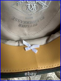 WWII GERMAN WAFFEN Visor Cap Hat Uniform Ww2 Janke EREL Berlin Exc