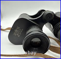 WWII German 6x30 Dienstglas BUSCH MILLUX Binoculars WORLD WAR TWO wehrmacht