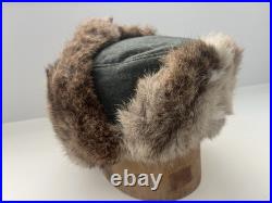 WWII German Army 1942 Dated Authentic Fur Cap Marker Marked