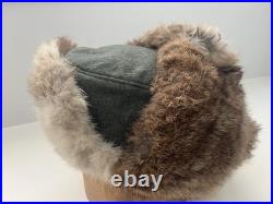 WWII German Army 1942 Dated Authentic Fur Cap Marker Marked