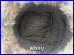 WWII German Army 1942 Dated Authentic Fur Cap Marker Marked