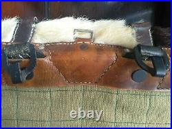 WWII German Army Backpack Rucksack Fur Tornister Pony Hair Wehrmacht (Repro)