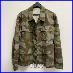 WWII German Army M43 Splinter Camo Field Jacket Uniform Vintage Repro
