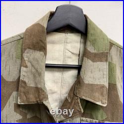 WWII German Army M43 Splinter Camo Field Jacket Uniform Vintage Repro