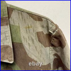 WWII German Army M43 Splinter Camo Field Jacket Uniform Vintage Repro