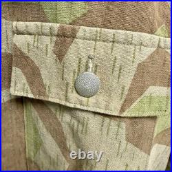 WWII German Army M43 Splinter Camo Field Jacket Uniform Vintage Repro