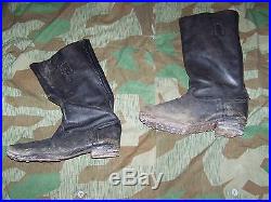 WWII German Army Marching Size 11.5 SMW sm WHOLESALE JACKBOOTS black leather 12