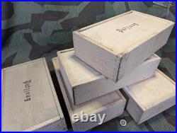 WWII German Army Putzzeug Shoe Brush Set Wehrmacht u. Arbeitsdienst Wood Box Kit