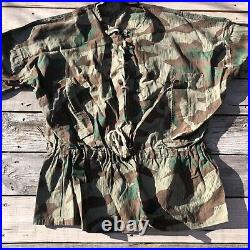 WWII German Army Splinter camo Parka double-sided used REPRO Wehrmacht HEER XL