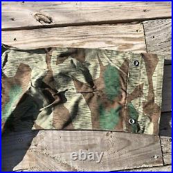 WWII German Army Splinter camo Parka double-sided used REPRO Wehrmacht HEER XL