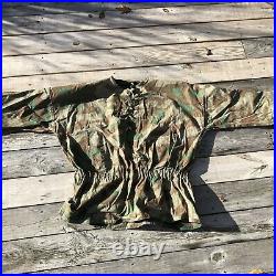 WWII German Army Splinter camo Parka double-sided used REPRO Wehrmacht HEER XL