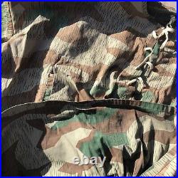 WWII German Army Splinter camo Parka double-sided used REPRO Wehrmacht HEER XL