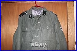 WWII German Army Uniform Used in The Movie FURY Jacket and Pants Set SS