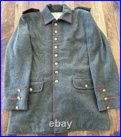 WWII German Army Waffenrock M07/10 Field Tunic Reproduction Coat Grey Size 40
