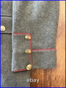 WWII German Army Waffenrock M07/10 Field Tunic Reproduction Coat Grey Size 40