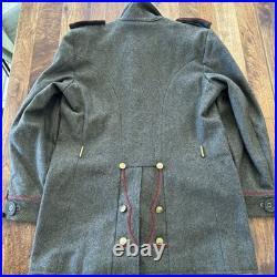 WWII German Army Waffenrock M07/10 Field Tunic Reproduction Coat Grey Size 40