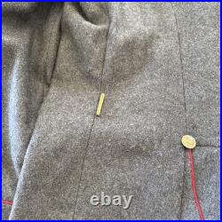 WWII German Army Waffenrock M07/10 Field Tunic Reproduction Coat Grey Size 40