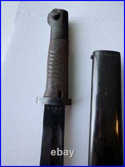WWII German Bayonet, E. Pack & Sohnne 1990's Era Quality Repro
