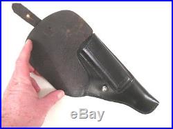 WWII German Black Leather Flap Holster Walther PP/PPK Pistol 1941 Reproduction