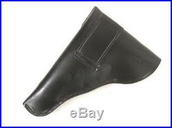WWII German Black Leather Flap Holster Walther PP/PPK Pistol 1941 Reproduction