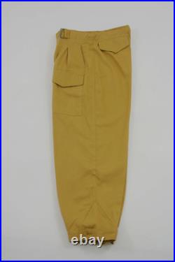 WWII German DAK/Tropical Afrikakorps Luftwaffe sand trousers M/34