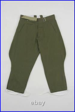 WWII German DAK/Tropical Afrikakorps officer olivebrown breeches 2XL/40