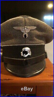 WWII German EM/NCO Crusher Visor Cap Made By Jarema