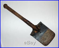 WWII German E-Tool Trench Straight Shovel