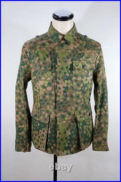 WWII German Elite DOT 44 camo M43 field tunic M