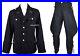 WWII German Elite M32 Officer Black Wool Tunic And Breeches Military Uniform