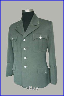 WWII German Elite M34 Officer Fieldgray Gabardine Jacket dress tunic