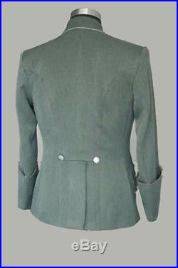 WWII German Elite M34 Officer Fieldgray Gabardine Jacket dress tunic