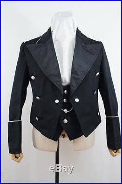 WWII German Elite Officer Gabardine Tuxedo Jacket dress tunic & Vest