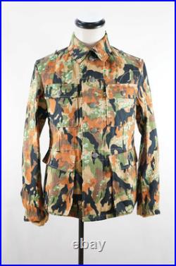 WWII German Elite leibermuster 45 camo M43 field tunic 2XL