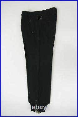 WWII German Elite panzer black wool trousers 2XL/40