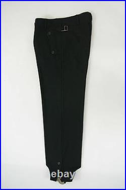 WWII German Elite panzer black wool trousers XL/38