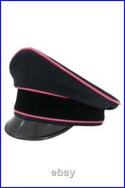 WWII German Fire Police Gabardine Visor Cap