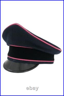 WWII German Fire Police Wool Visor Cap